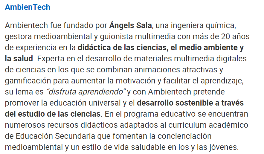 ambientech_'s tweet photo. "Los Mejores Blogs de Tecnología Educativa y Gamificación en España"
¡Combinar la educación con las nuevas tecnologías es posible gracias a #Ambientech!
No os perdáis el artículo completo de @EspanaTwinkl   aquí👉https://t.co/LNs5e2V96W https://t.co/xhssWsLpA5
