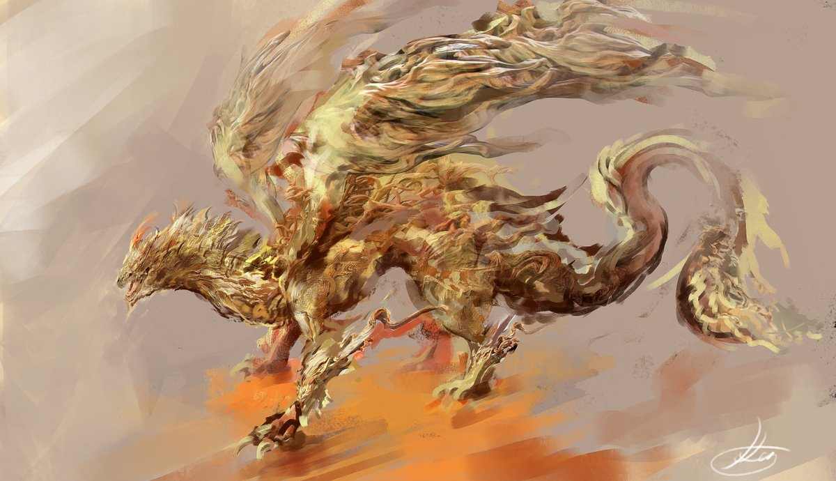 岡田 𝓁ℯ𝓃 A Twitter いつも西洋風のドラゴンが多いから たまには中国風のドラゴンイメージしてみた I Often Make Western Style Dragons So This Time I Tried Making A Chinese Style Design Dragon T Co Mx98o7dpka