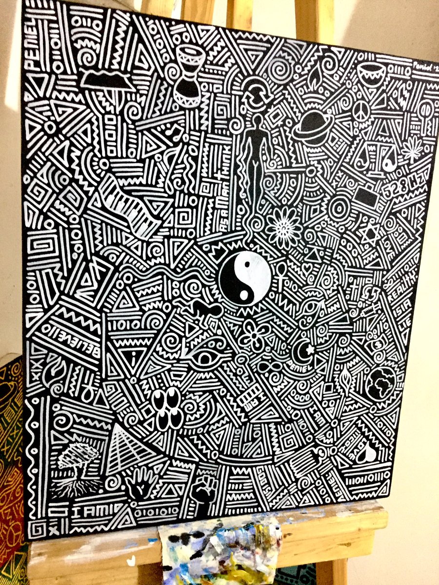 penieltheartist's tweet image. The Artist.              The Art.