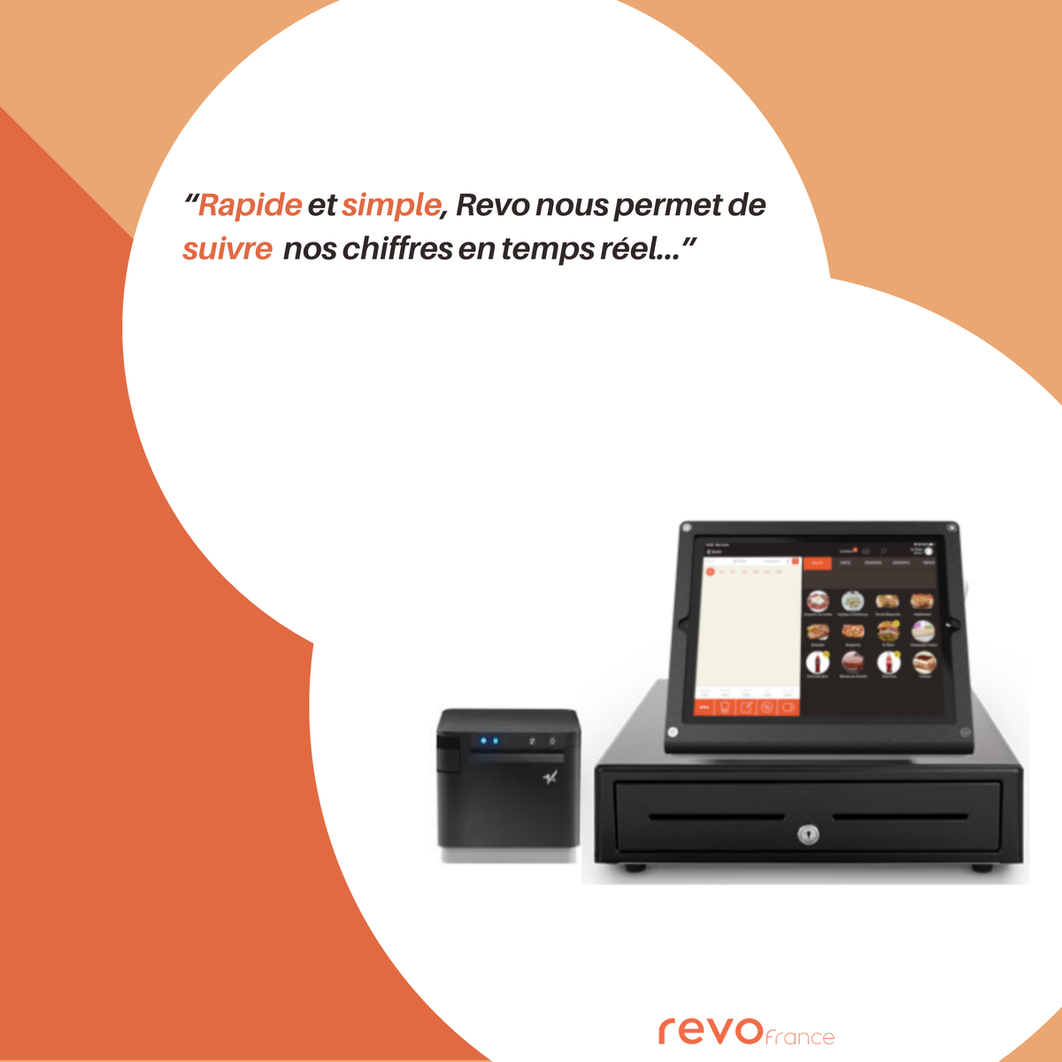 Revo_France's tweet photo. Bien plus qu’une caisse enregistreuse, Revo propose une solution innovante pour gérer et faire grandir votre restaurant.

N’attendez plus et demandez votre devis sur notre site
!
#revo#caisse#foodtech#digitalisation#pos https://t.co/9frKXL9aGy