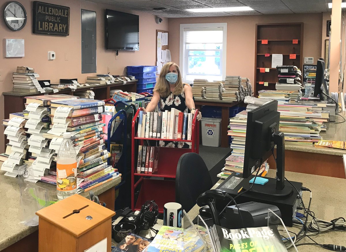 BCCLS delivery is back and we're hard at work getting all of your books processed! #bccls #lml