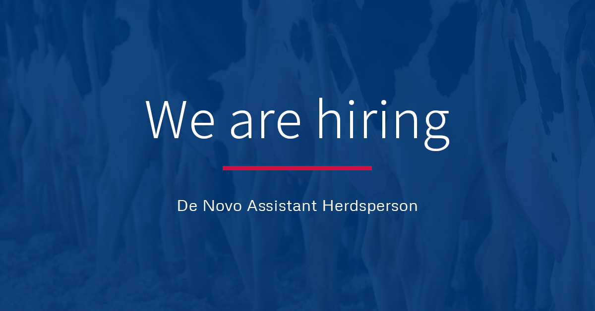 We’re hiring a De Novo Assistant Herdsperson! Do you have a degree in Dairy/Animal Science OR 4+ years of applicable experience? If so, this position may be the perfect fit for you! See posting for more details. absglobal.com/jobs/de-novo-a…
