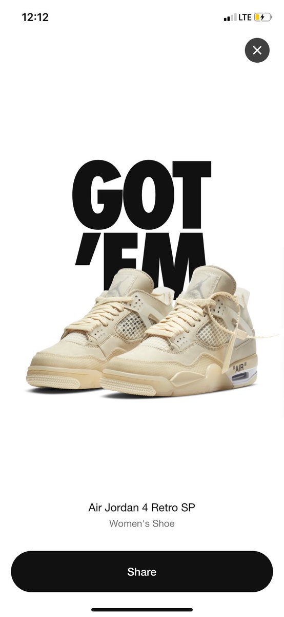 got em off white jordan 4