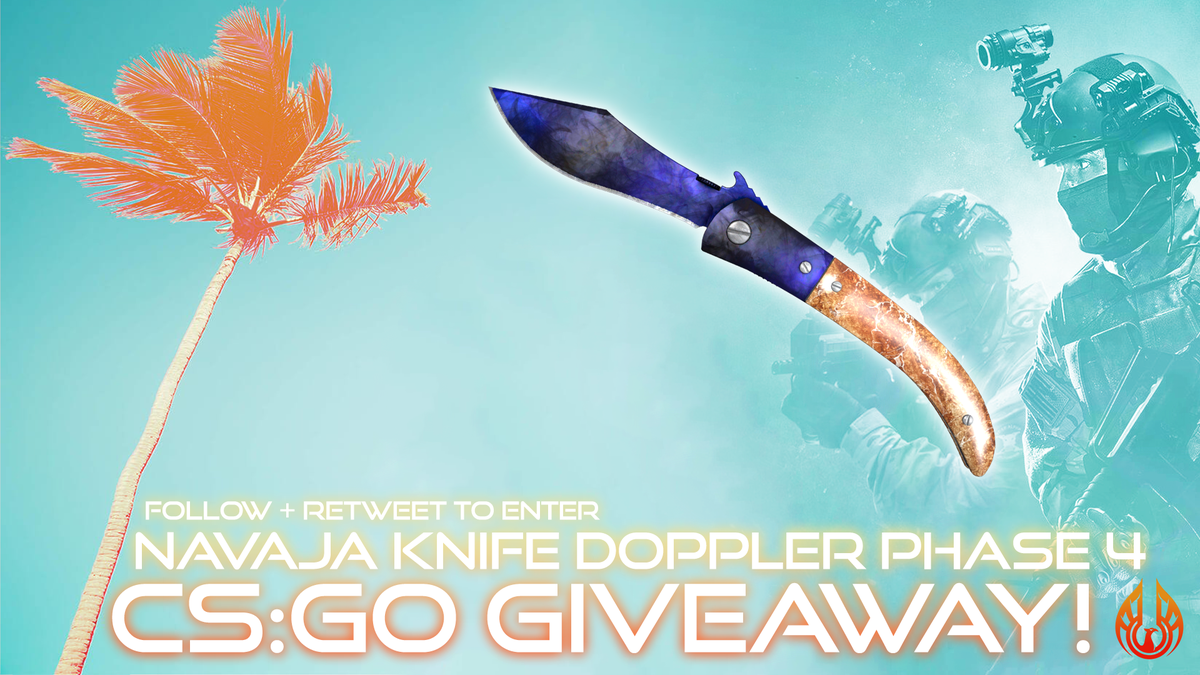 RISE_ESC's tweet photo. On the second day of Christmas RISE Esports gave to me one Factory New Navaja Knife Doppler Phase 4! Follow and retweet to have a chance to win today's #ChristmasInJuly prize. Also don't forget to tag a friend and spread the holiday cheer.

#CSGOGiveaway 
#CSGO https://t.co/MnndkqjKdY