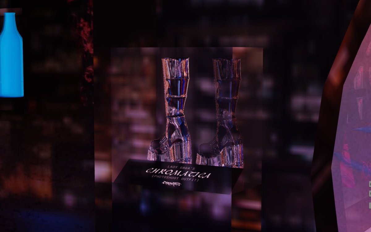 MusiclandRoblox's tweet photo. “CHROMATICA” POP-UP SHOP JULY 21:

- Chromatica (Photoshoot Outfit Boots) are now being presented in The Club;

- 2 out of 3 Stupid Love (Music Video Outfits) were moved to The Club’s set;

- New Lady Gaga’s and Ariana Grande’s outfits are now presented in The Shop. https://t.co/9isZBm2dDB