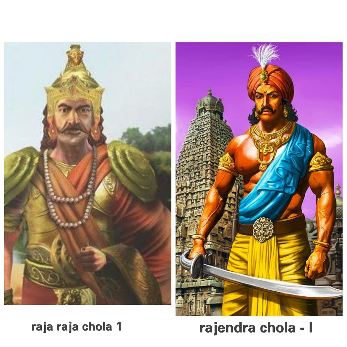 4-Gandaraditya Chola ruled between950-956 AD.5- Arinjaya Cholaruled between 956-957 AD.6- Sundara Chola ruled between957-970 AD.7- Uttama Chola ruled between970-985 AD.8- Rajaraja Chola I ruled between 985- 1014 AD.