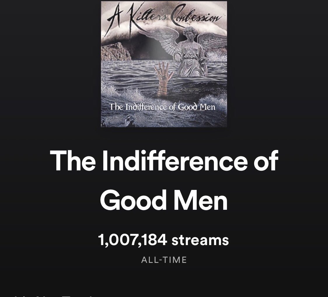 WOW!!! 1 MILLION STREAMS!!  Thank you AKC Army!!  Check out are new single here👇👇

open.spotify.com/album/5yfErKou…
