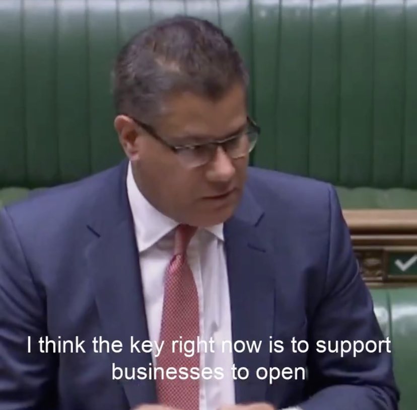 Great question from @Ed_Miliband today and another chance for @ConHome to brush the continued suffering of millions under the proverbial carpet. 

@AlokSharma_RDG how can you be #businesssecretary when 700k business owners are suffering, many on the brink. @ExcludedUK #ExcludedUK