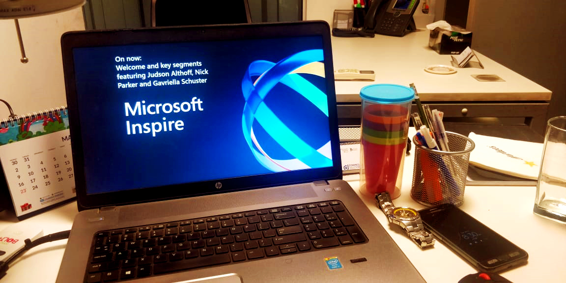 DynamxSolution's tweet photo. So excited to be attending #live Microsoft #MSInspire -
Purpose-driven digital= innovation, #Microsoft Inspiring the world to Response, Recover and Reimagine
#RemoteEverything #digital #microsoft #msinspire2020 Dynamics Solution and Technology https://t.co/q2bg7ezGYG