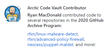 rfxn's tweet photo. @mbalparda @github @nexcess @magento @mbalparda Woot same here 🧊, remember reading about this a long time ago. Cool that they finally got it out! https://t.co/sZQdAQwZTL