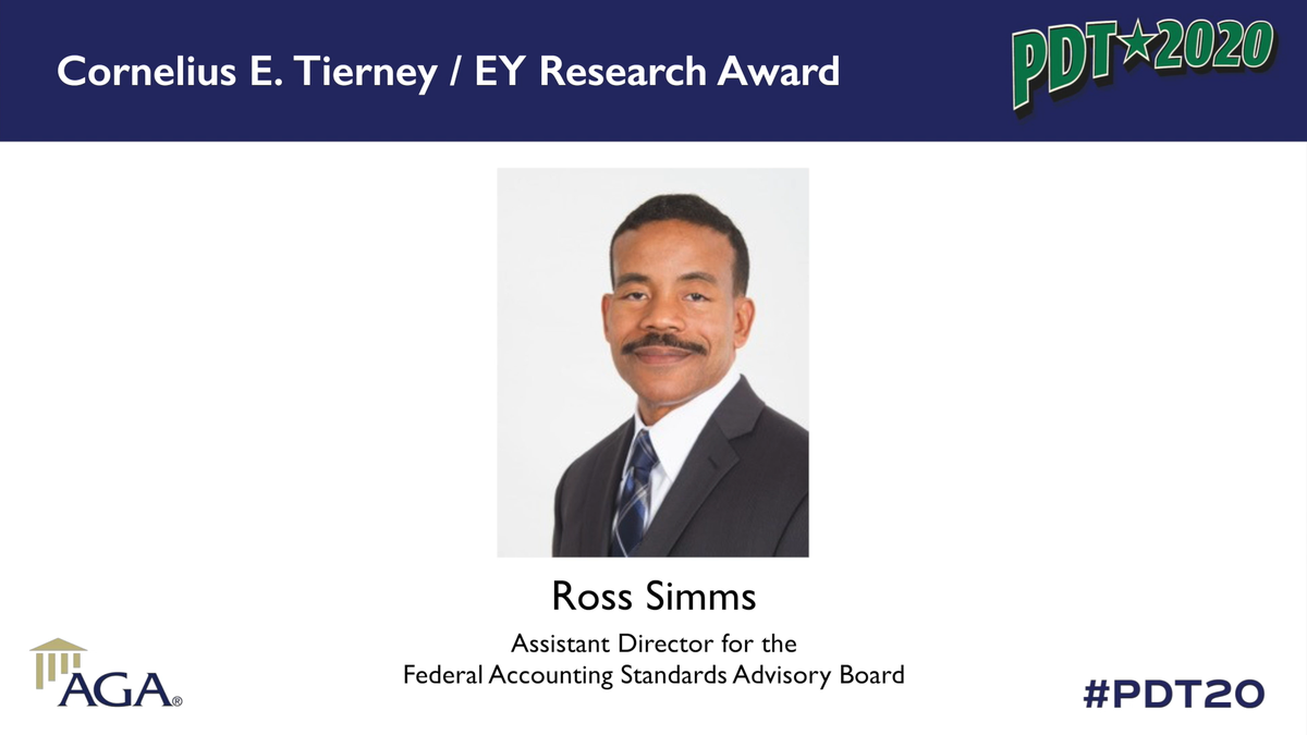 AGACGFM's tweet photo. Congratulations to @rossesimms, @usfasab for being awarded the Cornelius E. Tierney/EY Research Award. #PDT20 https://t.co/ImZz5JMhz3