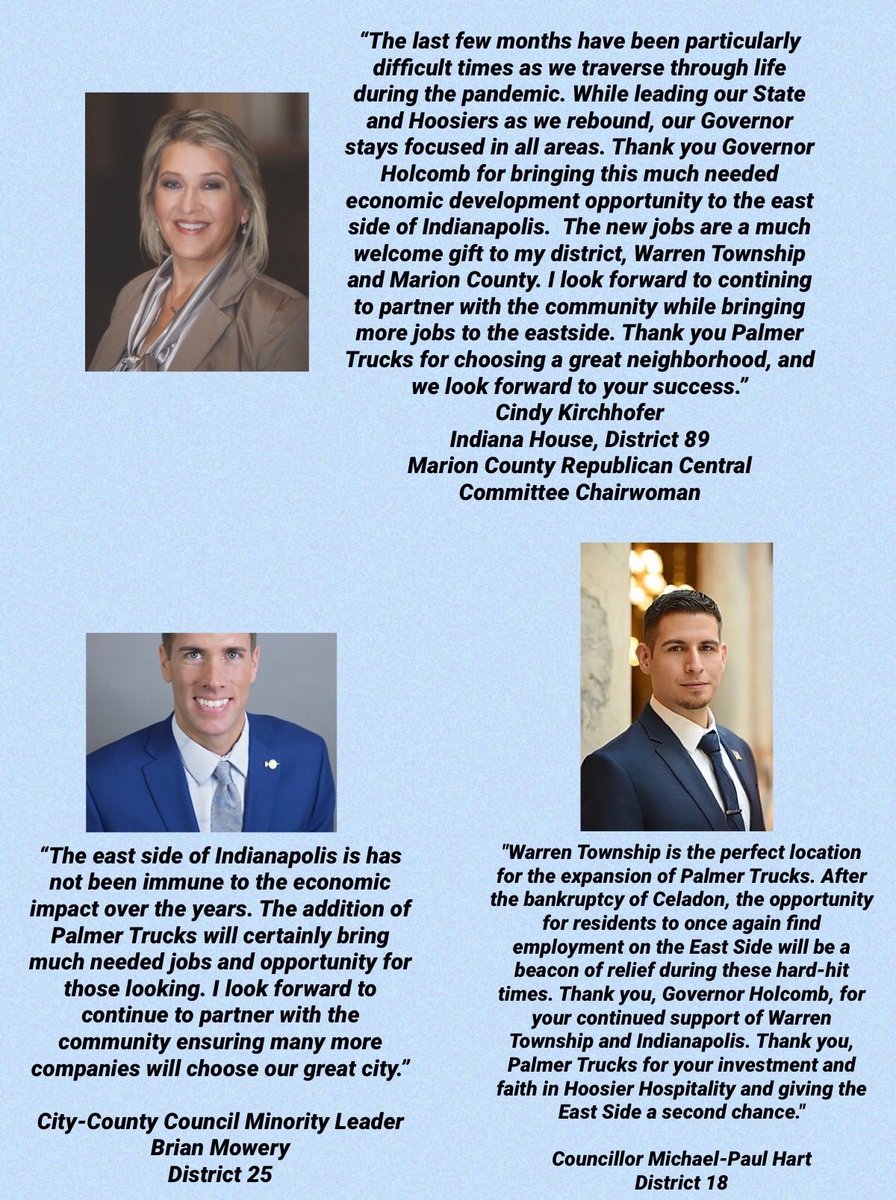 IndyGOP's tweet photo. MARION COUNTY GOP APPLAUDS GOVERNOR HOLCOMB FOR BRINGING MUCH NEEDED OPPORTUNITY TO THE EAST SIDE
 
Indianapolis GOP Elected Officials Statement on the Development Opportunity at 9702 E 30thStreet: @CouncilorHart @BrianMowery @CindyKirchhofer #IndyGOP https://t.co/IMjgG20Ggk