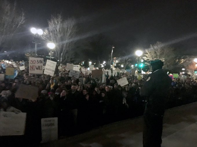 22. Led a protest in front of the Supreme Court.  https://twitter.com/SenWarren/status/826226343264264193