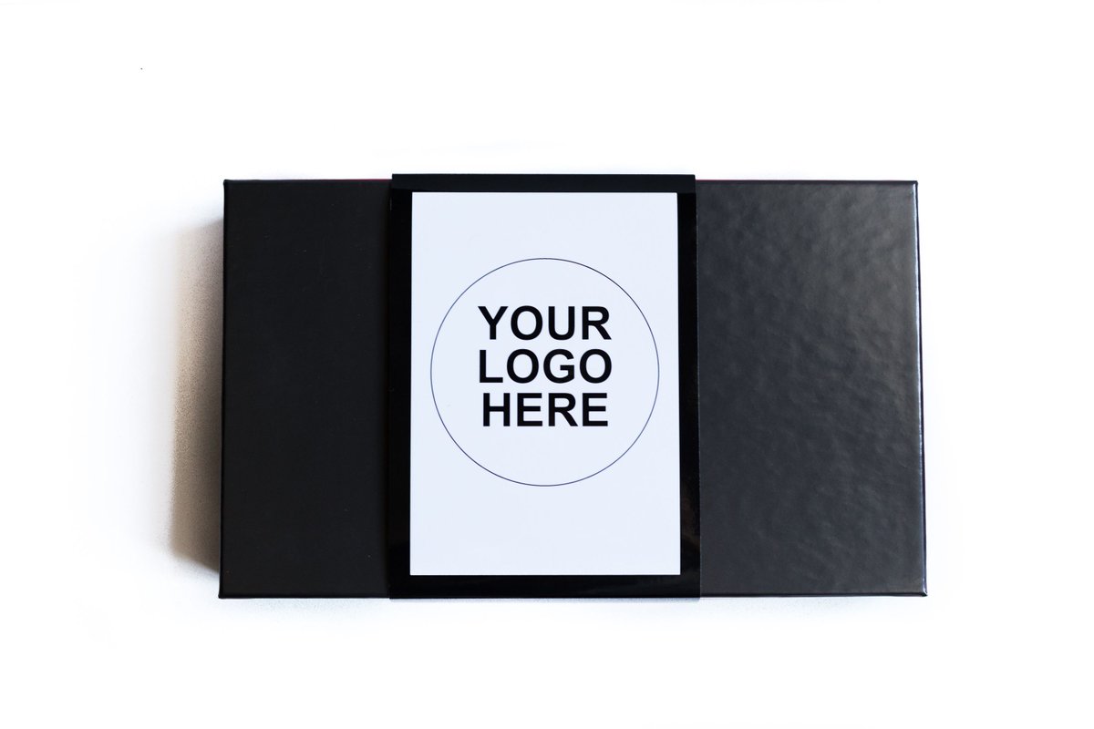 Customization can be as easy! Simply send us your logo for a custom branded belly band and let us take it from there. Pricing is based on quantity and lead time. #kateweiserchocolate #gifting #corporategifts
