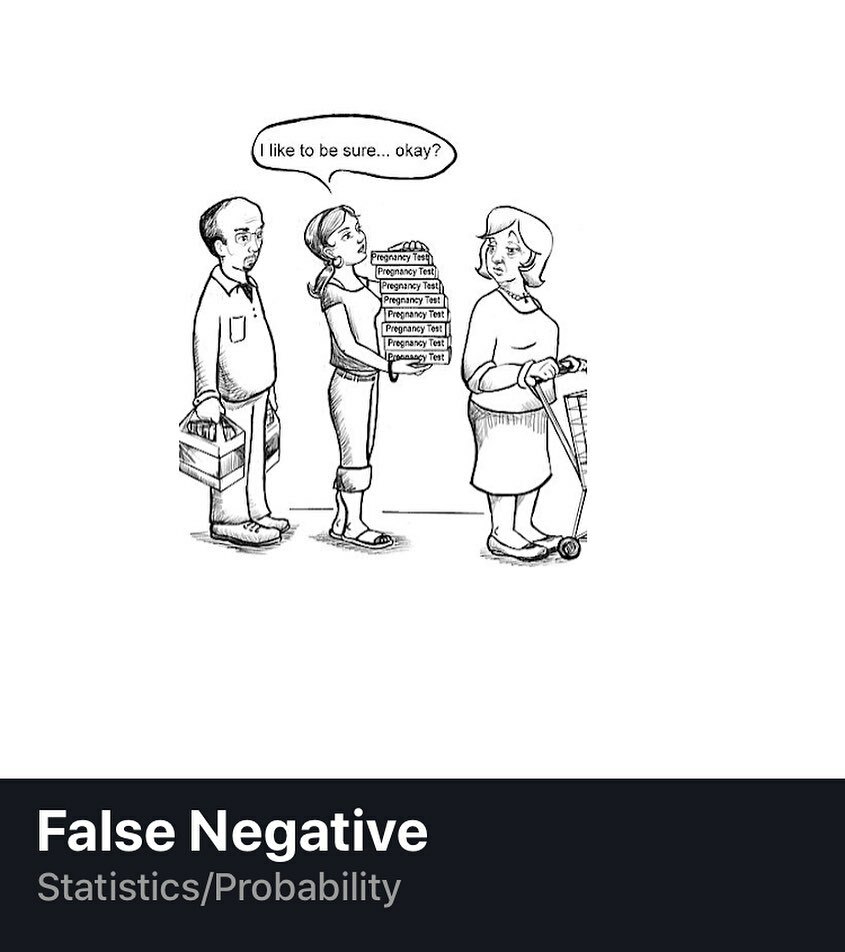 mymentalmodels's tweet image. False negative is an error in which a test result improperly indicates no presence of a condition (the result is negative), when in reality it is present.
——
#mentalmodels #falsenegative #testing #covid19 #covid #knowledgeispower #justtomakesure #playitsafe