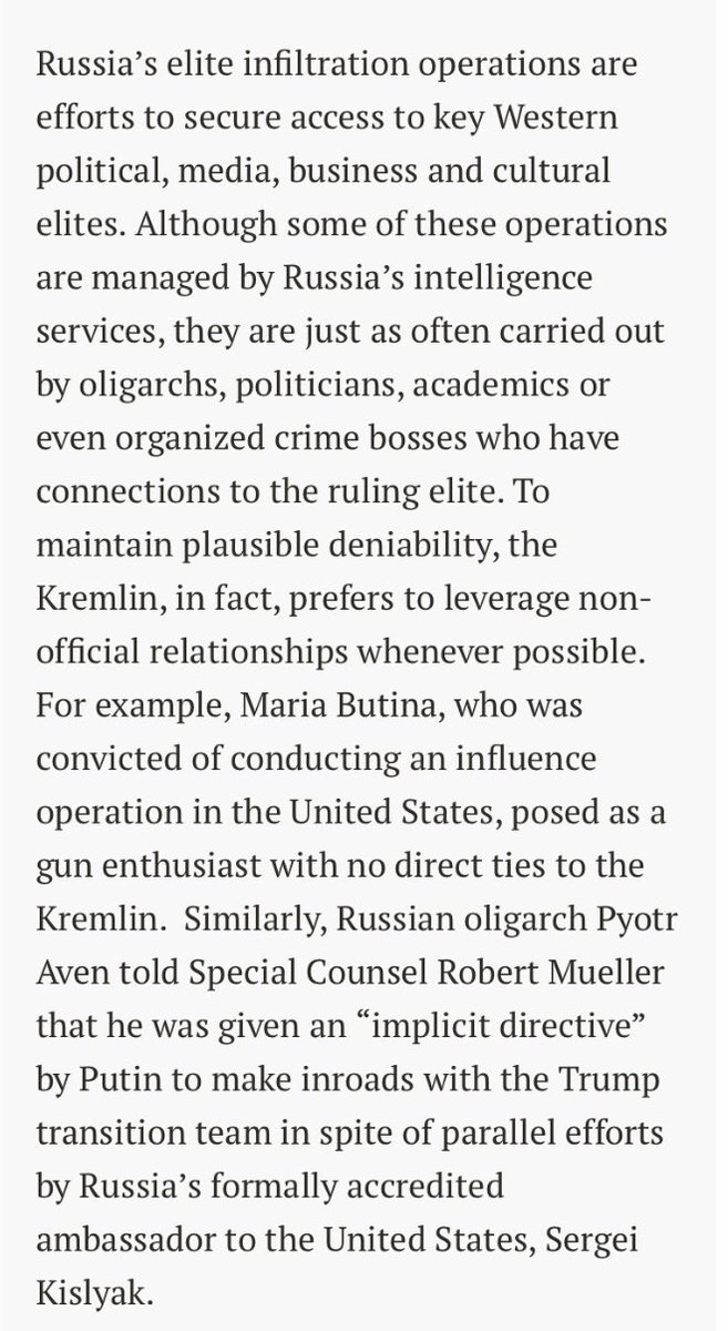 . @mikercarpenter summarizes 3 types of malign influence operation: information operations, elite infiltration & destabilizing operations. All of which have been active in . Trudeau’s gov’t has been a steady target while RW parties are “helped”.  #cdnpoli https://www.justsecurity.org/64327/countering-russias-malign-influence-operations/