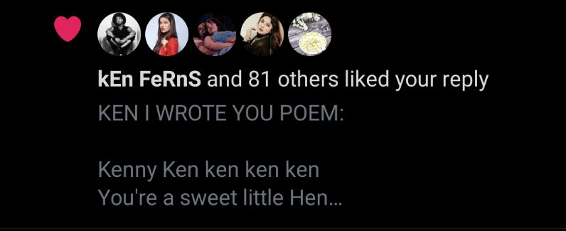 yallsuckas's tweet photo. KEN FERNS SAW MY POEM AND LIKED IT!!!!!!! @kenferns you frickin ball of sugarcandyyyyyy I LOVE YOU 🤧🤧🤧🤧💖💖💖💖💖💖💖💖💖 #Kenian #KenOnTwitter https://t.co/efjxNsxkSH