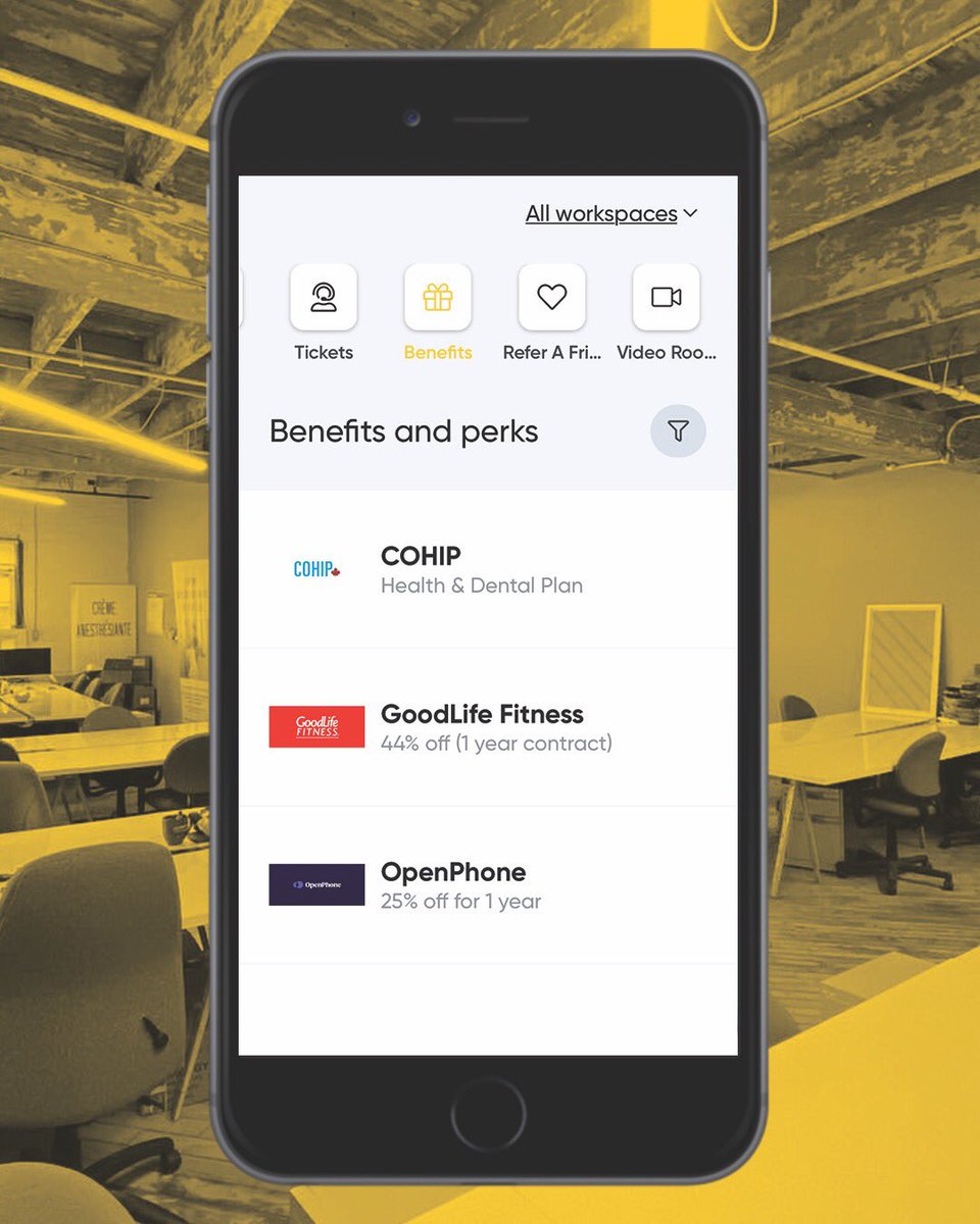 prjctspcs's tweet photo. The PS mobile app for iOS is here! Browse profiles, book meeting rooms, RSVP for events and so much more. Download: https://t.co/Jxvk9KXFk8 ⚡️ #coworking #startuphereto https://t.co/XBuu2jJqDR