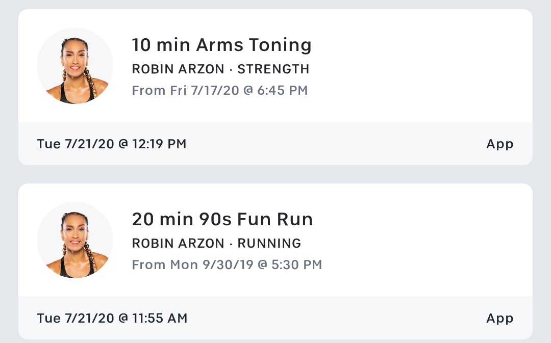 BooksintheSkye's tweet photo. Did you #peloton today?

The cure to no motivation to workout? Robin + 90s fun run --- otherwise I probably wouldn't have done them today.

#peloton #pelothon2020 #LegendsofFun https://t.co/KqWm2ljEOv