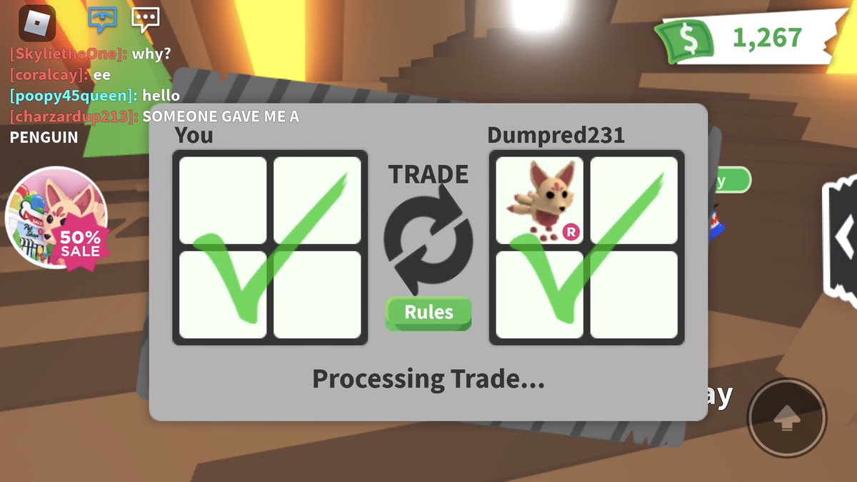 vinsteq's tweet photo. @x_aice is a trust trader! I dmed her about my kitsune and she gave me robux! My user is dumpred she took this screenshot!I went first https://t.co/dE1QpWyfaH