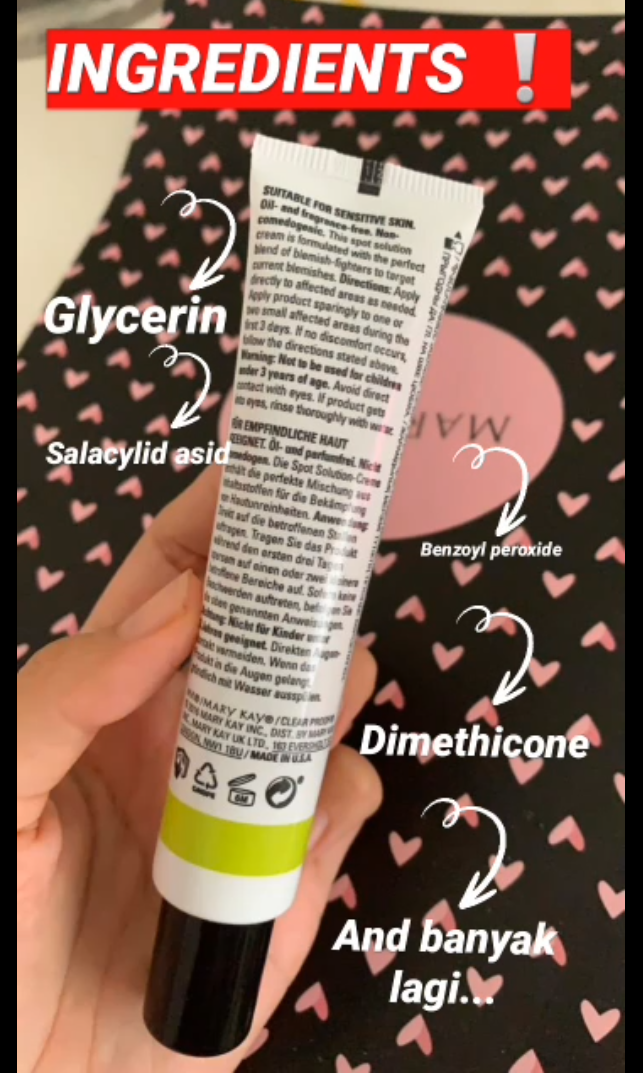 Qai boleh suggest Acne Spot Solution from MaryKaySangat best tauand boleh tahan up to 6 months+Harga sgt affordable and mampu milik tau..If you want to try and know details about it, you can ws me https://wa.link/i1stya&nbsp;
