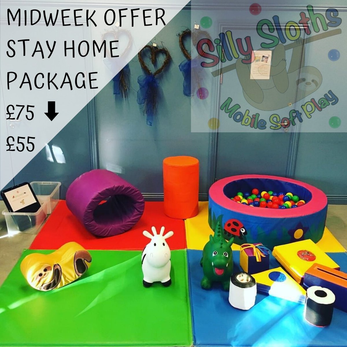 silly_sloths's tweet photo. Our midweek special’s for the #summerholidays. Bookable up to 2 weeks in advance. #Entertainthekids @TeessideLive @BBCTees @HpoolCouncil @hartlepoolnow @HPoolMail @BuyLocalHartlep https://t.co/TRPMiCxSBK