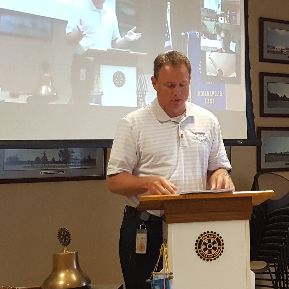 Immediate Past President and <a href="/msdwarren/">MSD of Warren Township</a> Superintendent @timehanson shares Warren's reopening plans this year. #Rotary #Rotary6560 #IndyEastRotary #rotaryopensopportunities