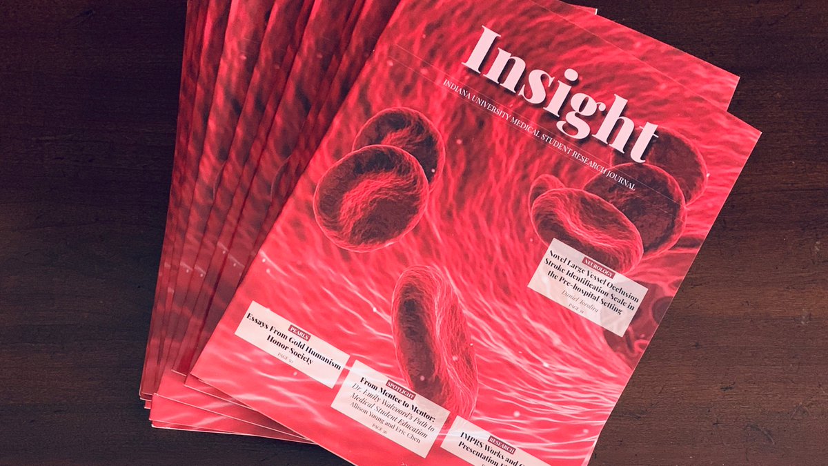 insight_journal's tweet photo. Sneak peak at the our front cover of our #newissue! Today, we transferred the journals to #MSE, ready to ship across the state to the 9 campuses of @IUMedSchool for Class of 2024 Orientation Day.📬💨 https://t.co/KVeQcaqY8i