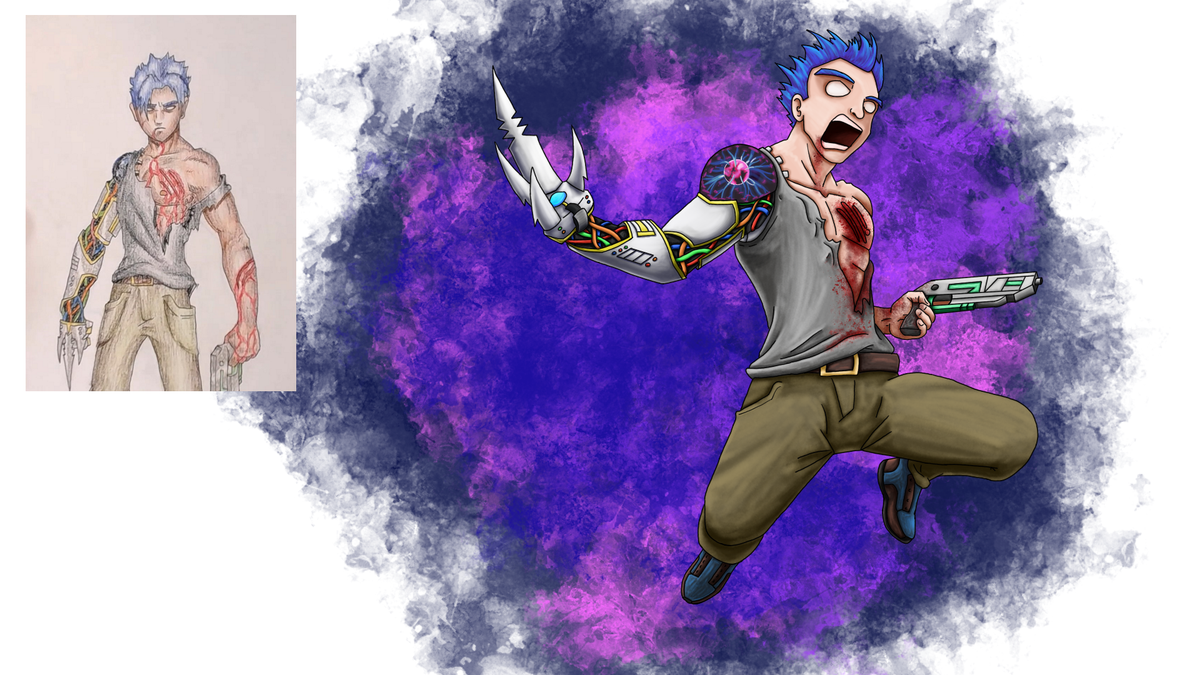 Echophox's tweet photo. Got my submission for #RemakeJazzasArt. I've never done anything like this before, but I'm super excited to be part of the process! Thanks for the opportunity to get creative with your art @JosiahBrooks! https://t.co/rJwTjAlayb