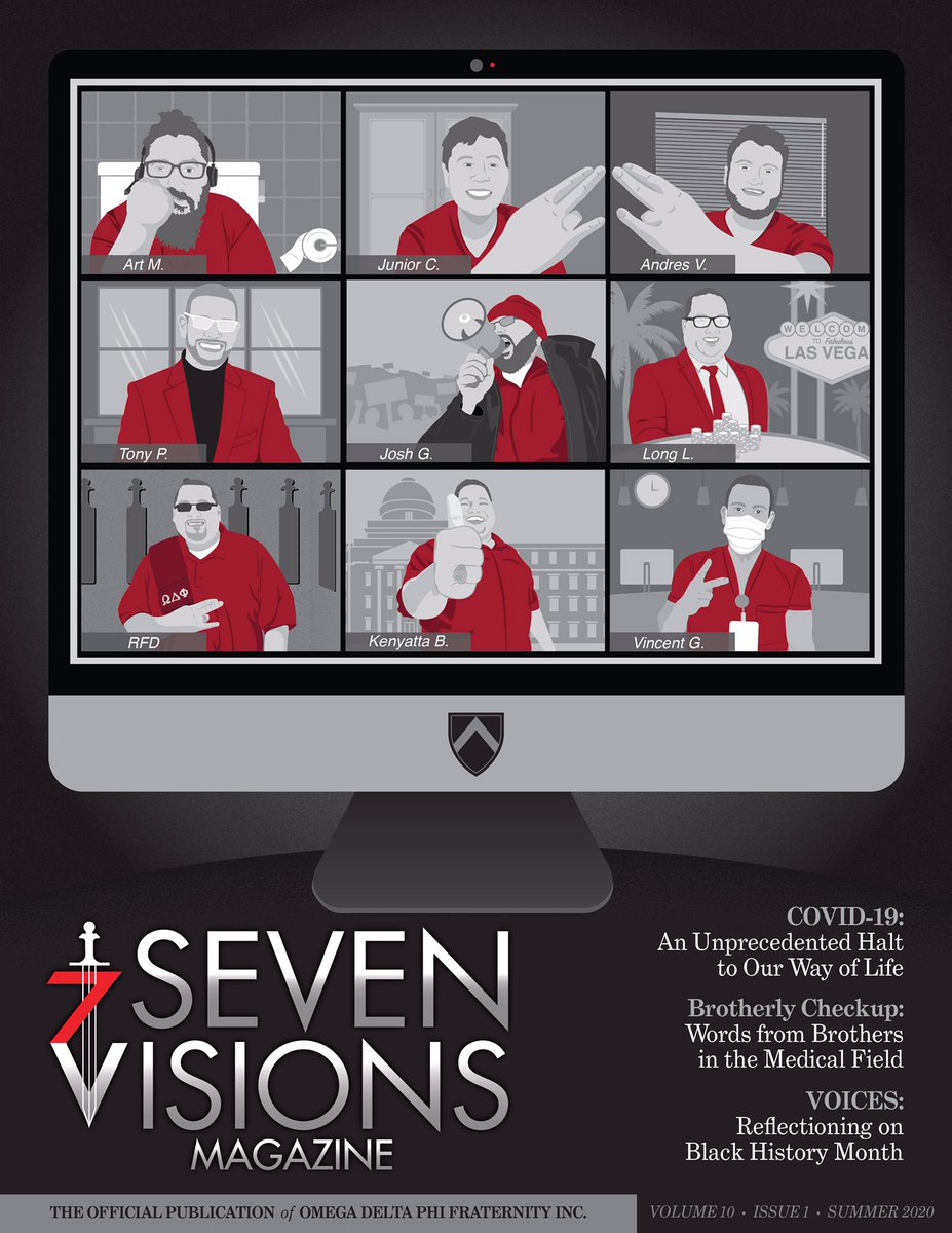 ODPhi's tweet photo. Coming Soon! #7Visions Magazine!
Thank you to our Director of Branding Zach Dominguez for this creative design! #ODPhi https://t.co/eC6nJwDb3E