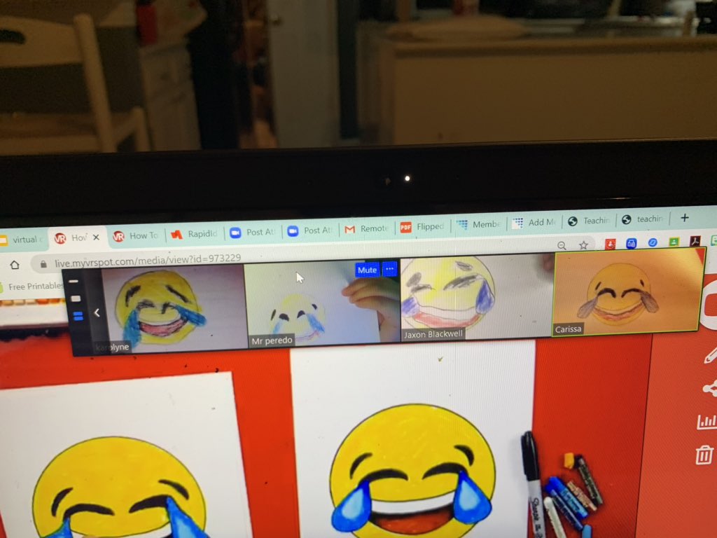 Heather52075's tweet photo. What a fun day learning about emojis. Kids had a blast learning to draw them!! Some awesome artists. Also sharing some of their other artwork @Landerson618 @MsBenton_LLE_AP @HumbleISD @LuciSchulz1 @ElizabethFagen #playtolearntoplay https://t.co/KbDpNkZorV