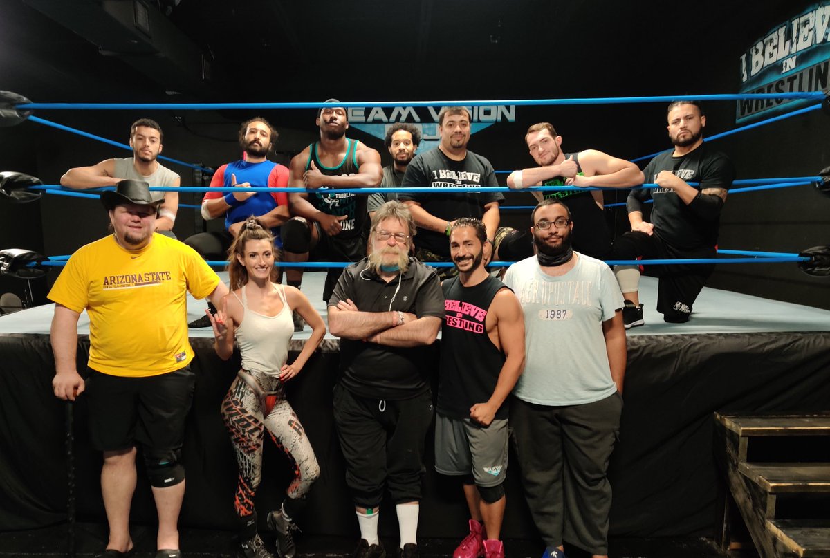 TeamVisionDojo's tweet photo. Thank you again @dirtydutchman1! This Saturday 7pm @iBELIEVEinWRSTL #BELIEVE205 #FLJCup. #Training continues today 4pm wrestling & 7pm conditioning.
https://t.co/BaaRSOaEgf https://t.co/dvKVyG32Kl