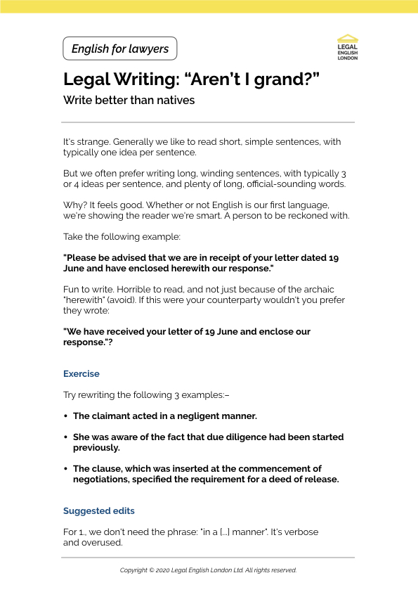 Legal English with Francis (@LegalEnglishLDN) / Twitter