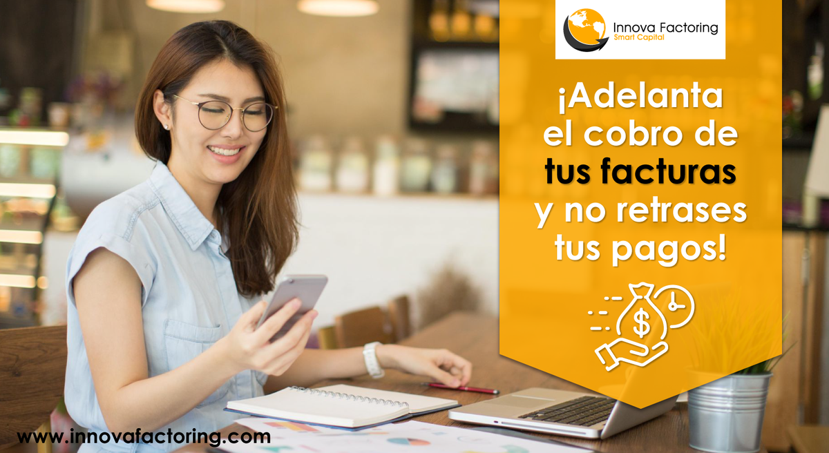 DigiFactoring's tweet photo. ¡No te endeudes! Adelanta el cobro de tus facturas y realiza tus pagos a tiempo sin solicitar préstamos bancarios.
https://t.co/QxBICXBfr1
#UnidosEsMásFácil #AdelantaTusFacturasNegociables #VendeTusFacturas #NoTeEndeudes #InnovaFactoring https://t.co/szqEQiqW3Y