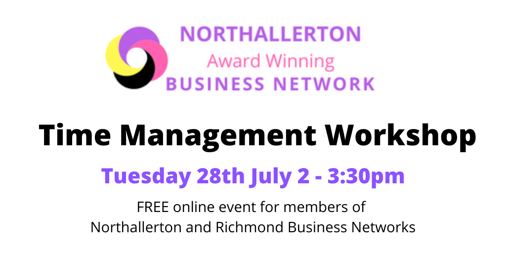 Northallertonbe's tweet image. Sign up now for Your time management and personal effectiveness training to include &apos;Tried and Tested Techniques&apos; for achieving success! nbntimemanagement.eventbrite.co.uk