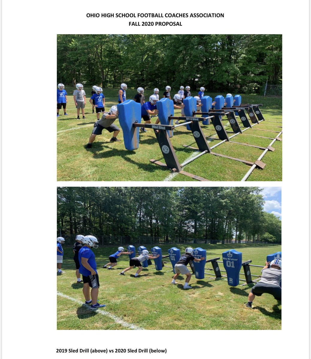 OHSFCA proposal continued...More examples of how drills need to look for this year: