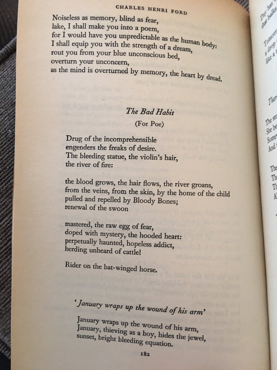 Relatively few card-carrying Surrealists are represented in this anthology. The book illustrates the remarkable extent to which surrealism influenced avant-garde poetry in the Anglophone world. And as for Harry Crosby: for me it was love at first sight