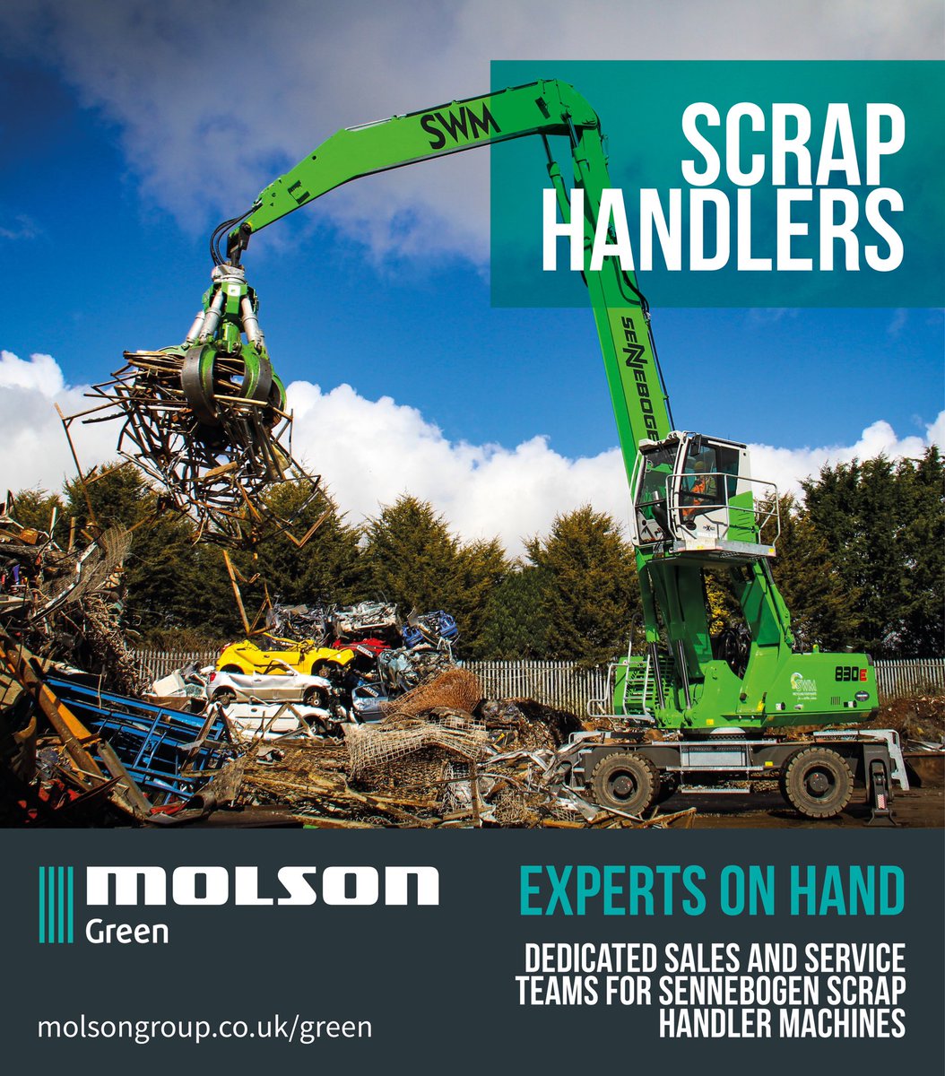 Looking to upgrade or replace your scrap handler?

With the full <a href="/SENNEBOGEN_mk/">SENNEBOGEN - Move Big Things</a> Green Line, we have got the right machine for you

Click here to see the full range of scrap handlers: molsongroup.co.uk/green/machine-…

#sennebogen #molsongreen #molsongroup #scraphandler #scrapmetal #recycle