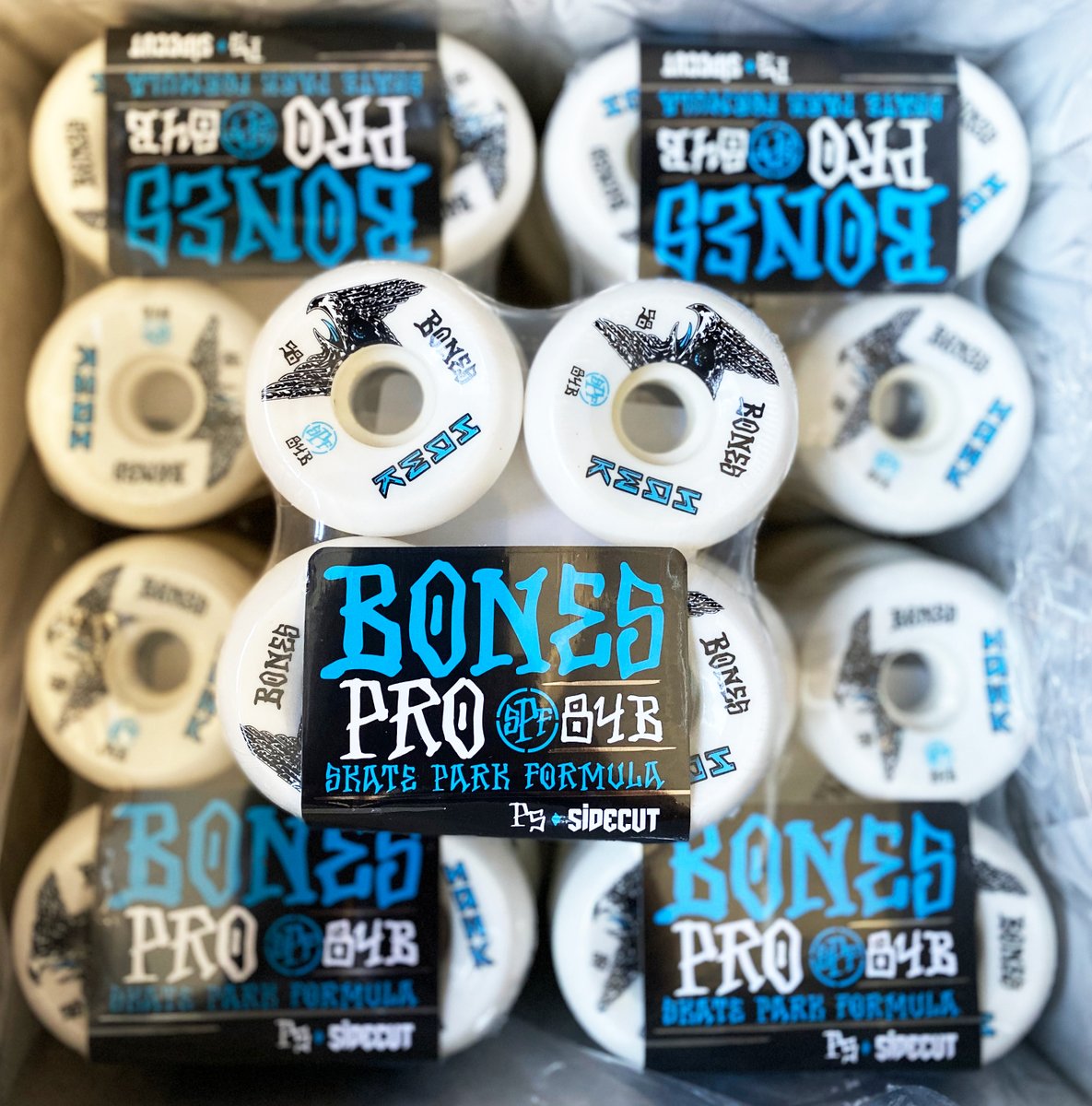 SkateOneCorp's tweet image. BONES WHEELS x Tony Hawk 58mm 84B SPFs in stock and shipping to skateshops worldwide. Also available in 60mm