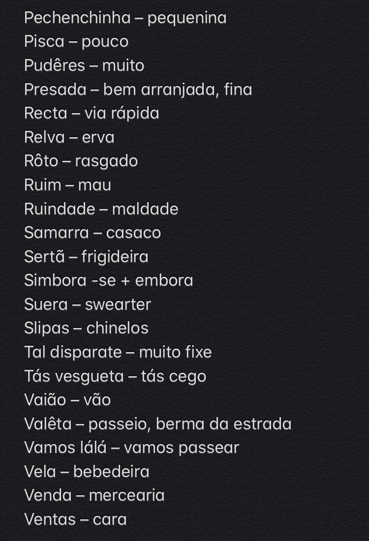 Isto estava no meu bloco de notas, decidi partilhar