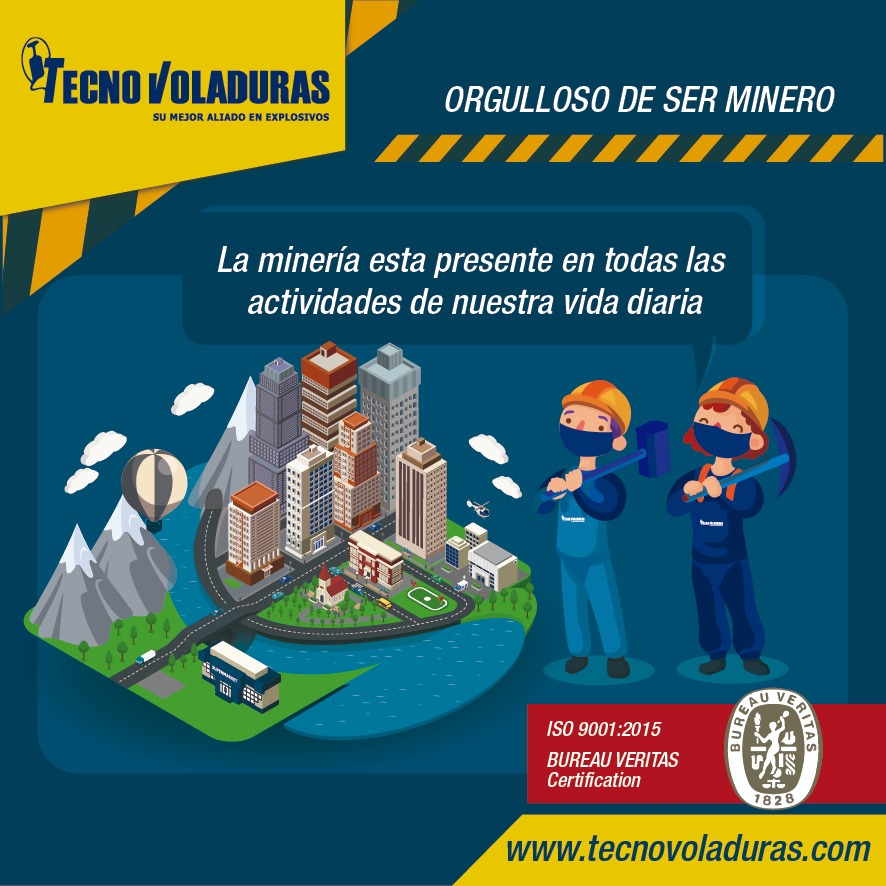 Tecnovoladurass's tweet photo. Estamos #OrgullososDeSerMineros
La actividad minera provee la materia prima para el desarrollo de diferentes industrias.
Los minerales son indispensables para la humanidad porque están presentes en la vida diaria. #ExplosivosResponsables 💥#MineríaConResponsabilidad https://t.co/hcVDHLrtMd