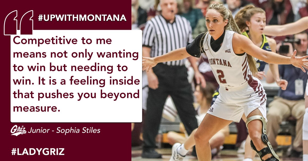 MontanaGrizWBB's tweet image. What does it mean to be competitive?

#GoGriz