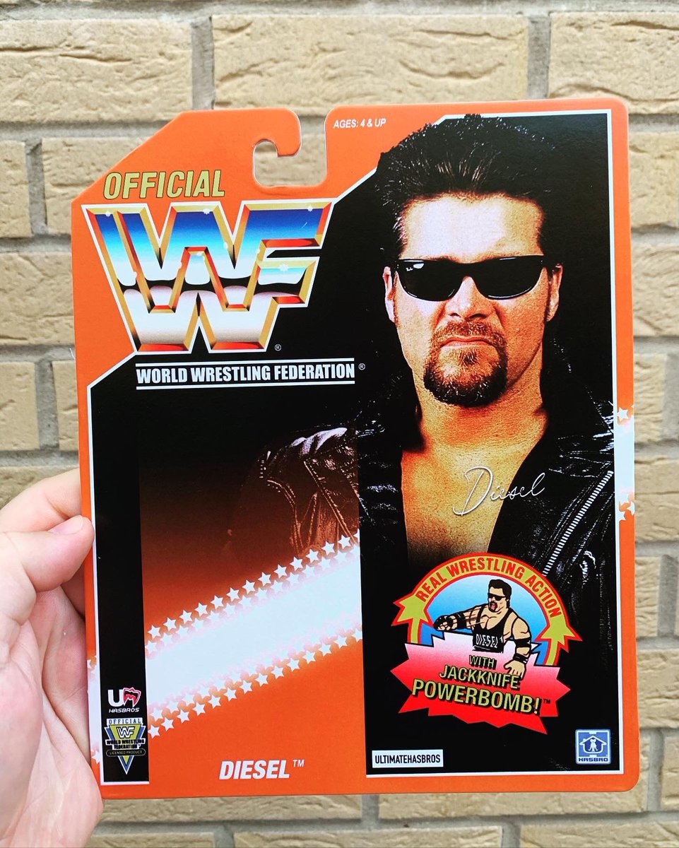 UltimateHasbros's tweet photo. The WWF be running on Diesel power!!! Series 12, 🍊Series.
Big Daddy Cool, Diesel
Cards by: @ultimatehasbro
#figures #wwecustom #wrestling #wwfhasbrocustom #wwefigure #moc #wwf #hasbro #wwfhasbroforsale #wwfcustom #wwfhasbro #wrestlingfigures #diesel #kevinnash #figuresforsale https://t.co/C8EPHU4rhD