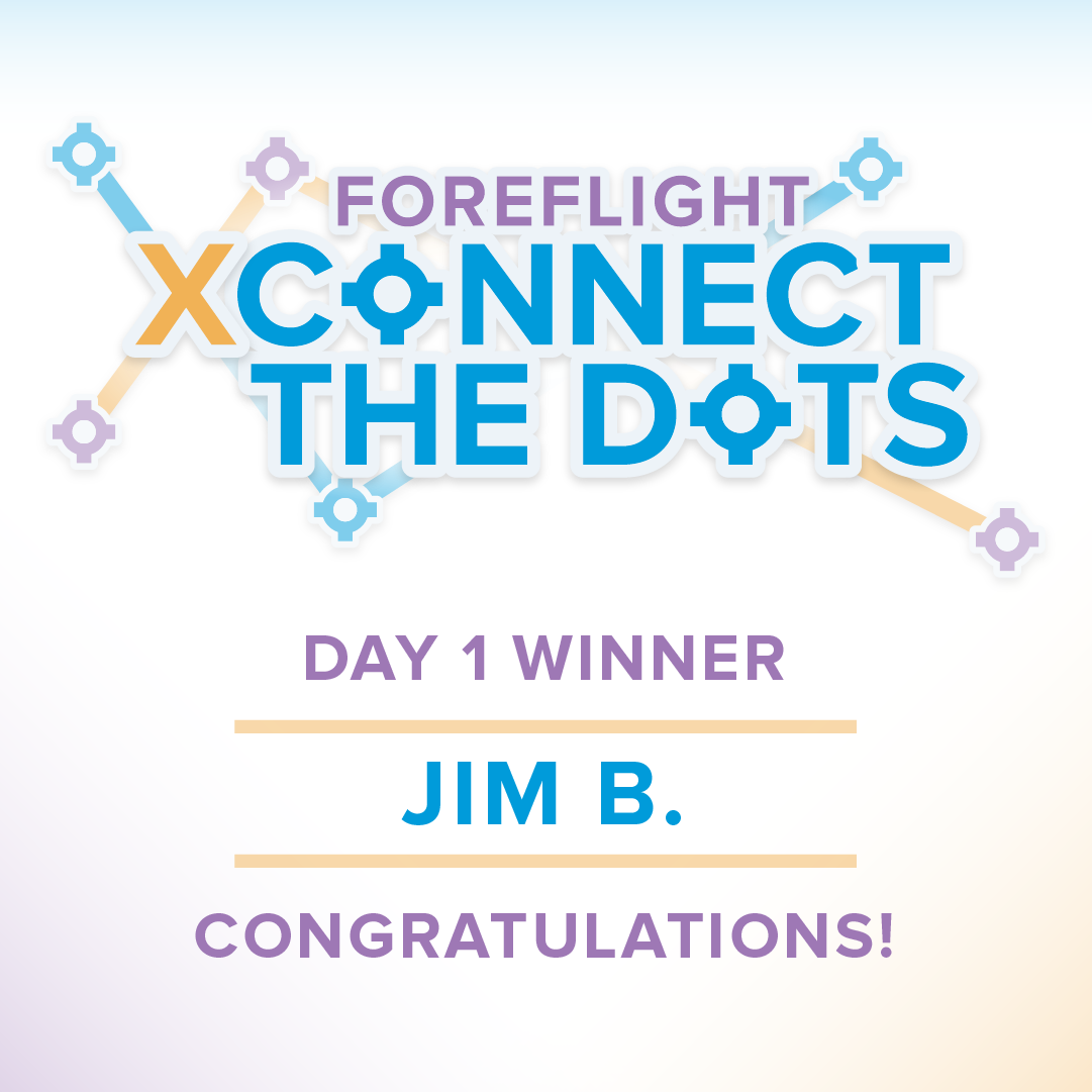JeppForeFlight's tweet photo. Congrats @jimbedsole for winning day one of the #FFXConnect challenge! 🎉 Stay tuned for tomorrow’s clues and another chance to win the daily or grand prize!
Learn more at https://t.co/U8KkPBDiQi https://t.co/gJNlAHfFCk