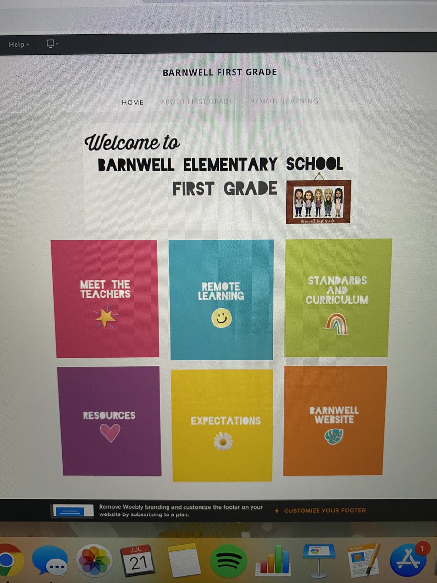 Ms_Silverboard's tweet photo. First grade is going to have the coolest website out there! Having so much fun creating our new team site 😀 https://t.co/Z4DLqkkMvS