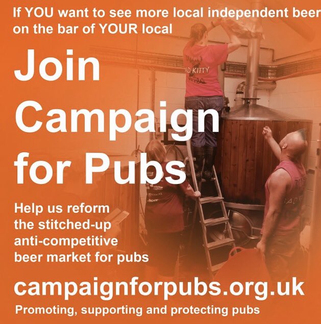 CampaignforPubs's tweet photo. If you’re disgusted at the way many of the nation’s #microbrewers have been undermined through dodgy lobbying & a Government that only listens to corporate lobbyists then JOIN #CampaignforPubs to fight for a less corporate, fairer, more independent future https://t.co/9cseNq16Gn https://t.co/dti2FKfCB9