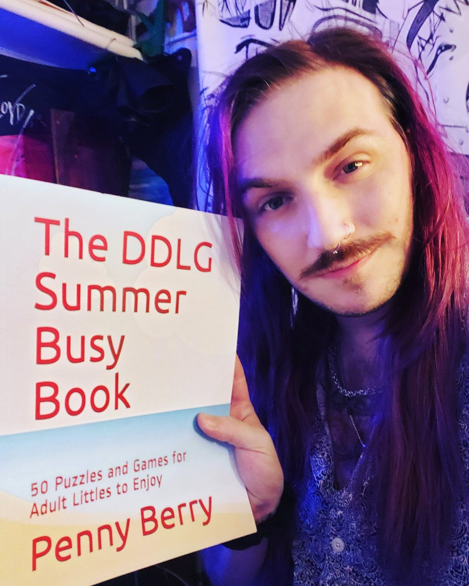CountHowl's tweet photo. I just got the #DDLG summer workbook by @littlepennyber1 we will go over it next Tuesday on stream at 9am PST https://t.co/6eYlhnbli4