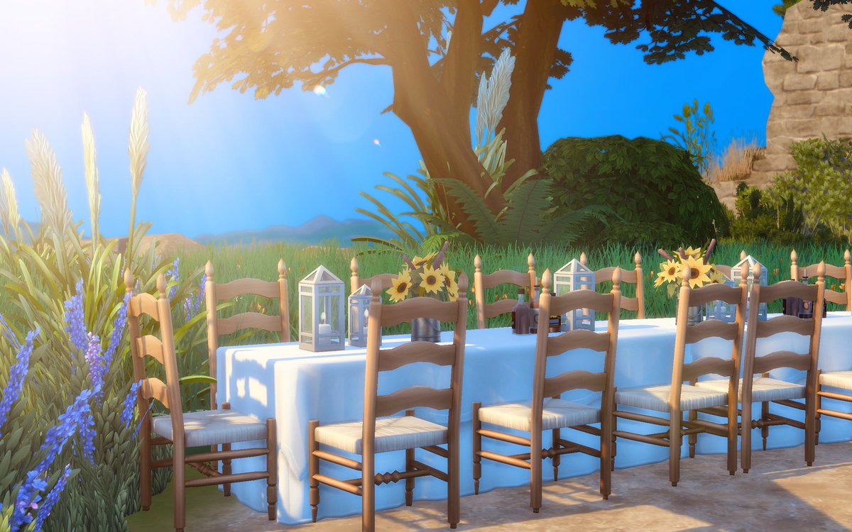 artorsims's tweet photo. Rustic Wedding Venue surrounded by fields and wild flowers

My entry for the Spark’d Builders Challenege :)

#thesims #ShowUsYourBuilds #SparkdChallenge https://t.co/c8fyccDdsY
