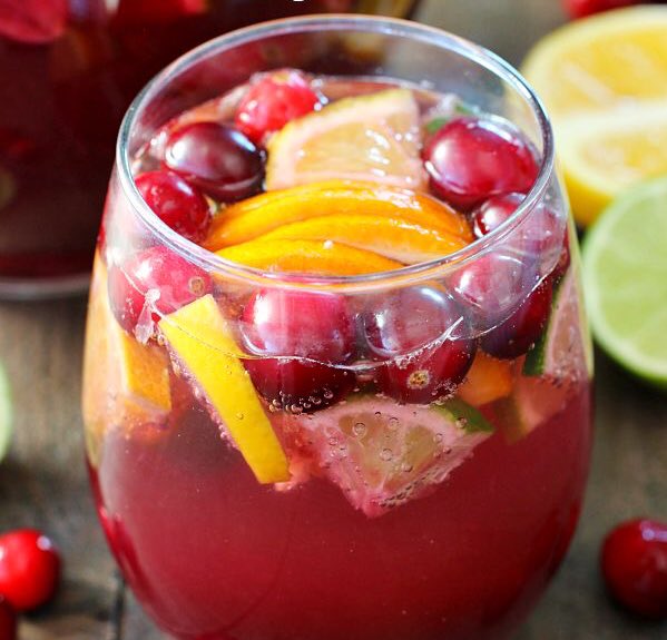 Light alcoholic cocktail with Hope World