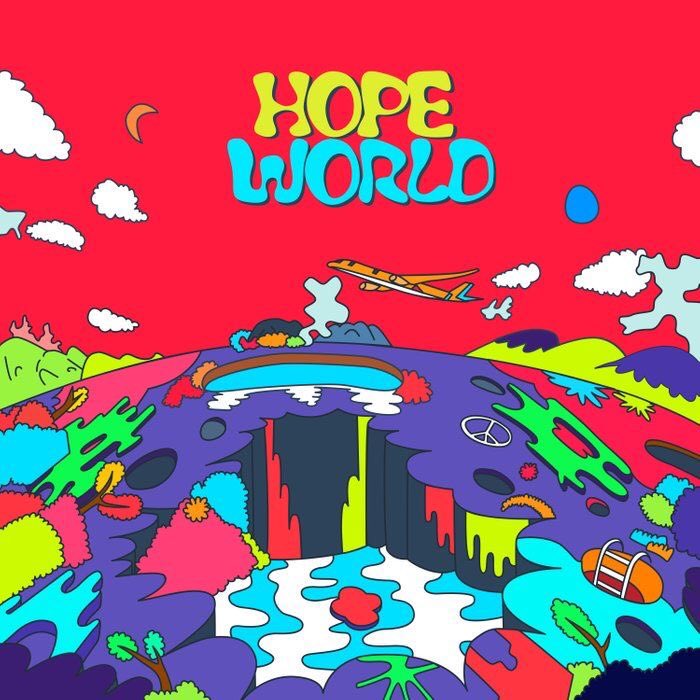 Light alcoholic cocktail with Hope World